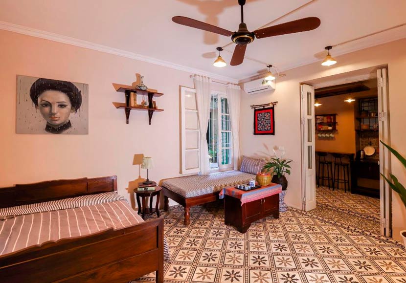 Estudio familiar de Little Anh House, una opción ideal donde alojarse en familia en Hanói